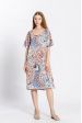Robe imprimé fleuri col rond