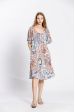 Robe imprimé fleuri col rond