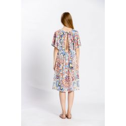 Robe imprimé fleuri col rond