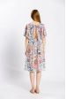 Robe imprimé fleuri col rond