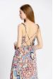 Robe bretelle à fleuri