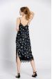 Robe bretelle à fleuri
