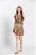 Robe imprimé col v