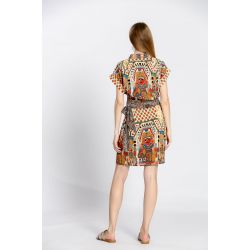 Robe imprimé col v