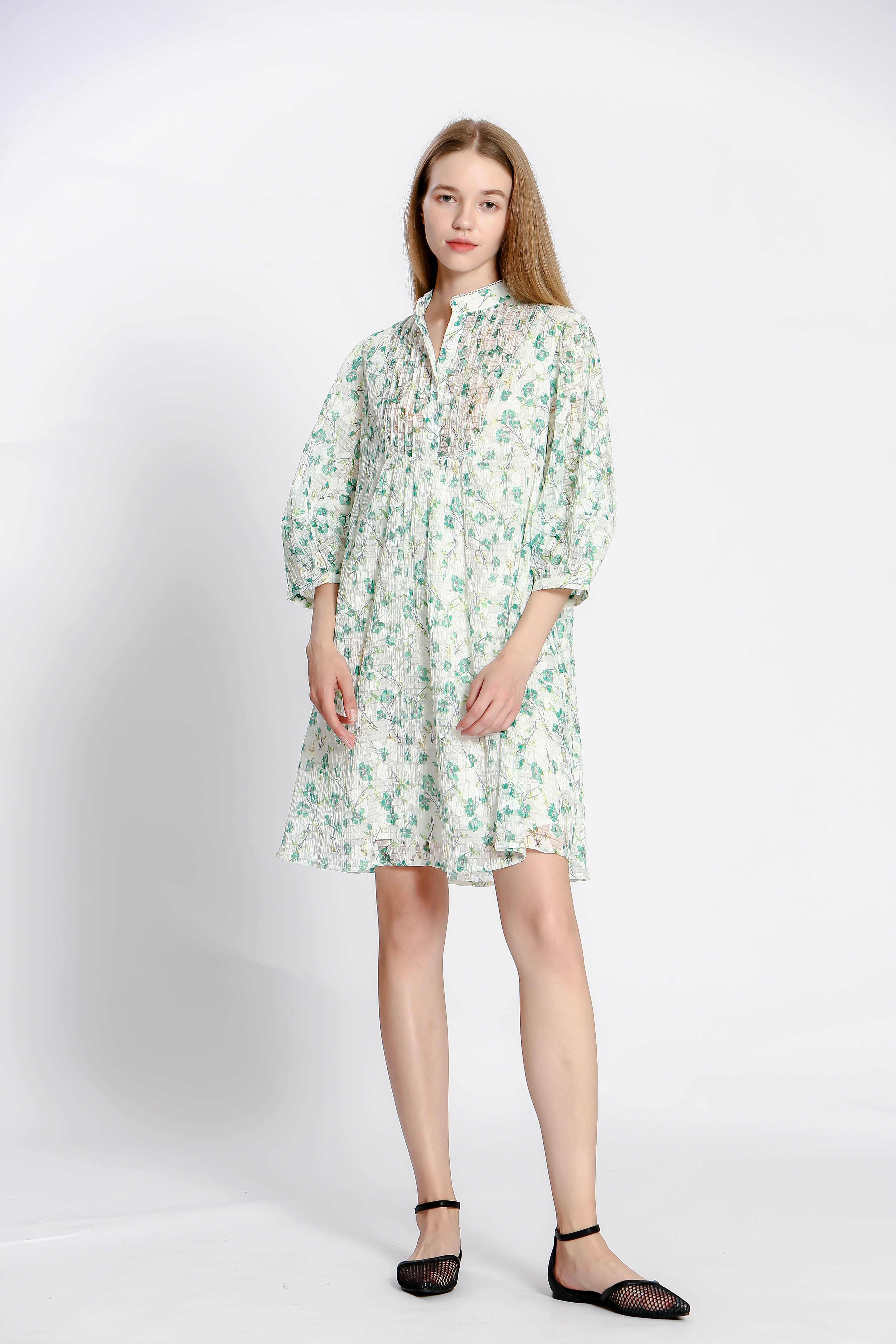 Robe imprimé col rond