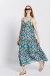 Robe bretelle à fleuri