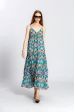 Robe bretelle à fleuri