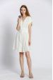 Robe uni col v