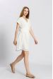 Robe uni col v