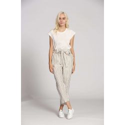 Pantalon rayure lin