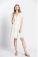 Robe uni col v