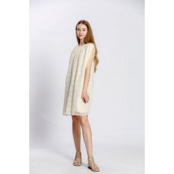 Robe uni col rond