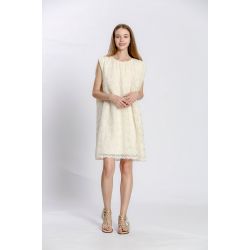 Robe uni col rond