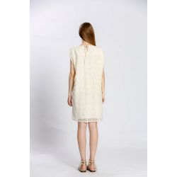 Robe uni col rond