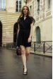 Robe uni col v