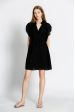 Robe uni col v