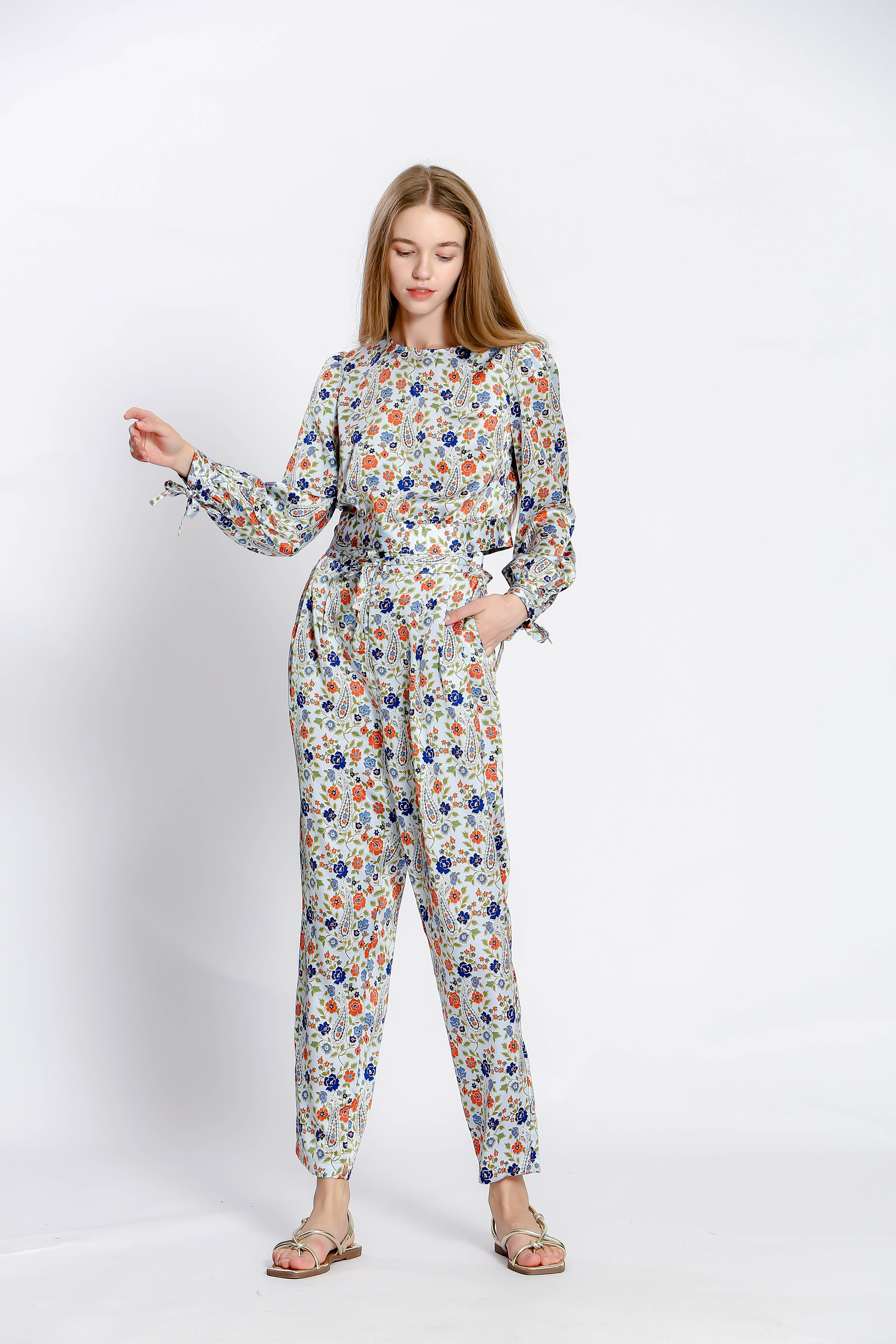 Pants imprimé fleuri