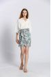 Blouse uni col rond