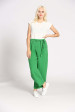 Pantalon uni lin