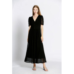 Robe dentelle longue