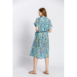 Gilet imprimé fleuri