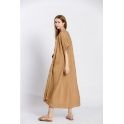 Gilet uni camel