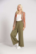 Pantalon uni tencel