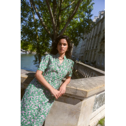 Robe imprimée longue