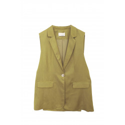 Gilet uni fluide