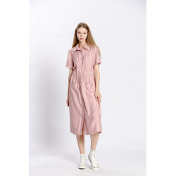 Robe Chemise longue unie