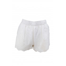 Short Dentelle Coton ajouré