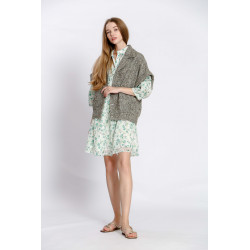 Veste courte style cape