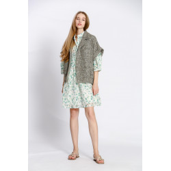 Veste courte style cape