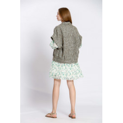 Veste courte style cape
