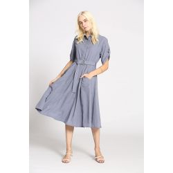Robe uni tencel