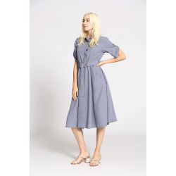 Robe uni tencel