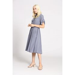 Robe uni tencel