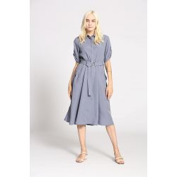 Robe uni tencel