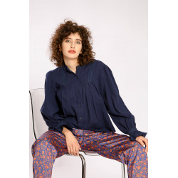 Chemise unie boutonnée