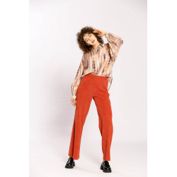 Chemise multicolore boutonnée