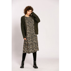 Robe mi longue imprimée