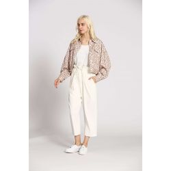 Pantalon uni coton