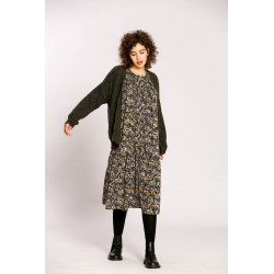 Robe mi longue imprimée