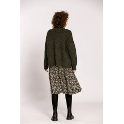 Robe mi longue imprimée