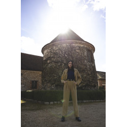 Pantalon uni viscose