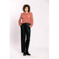 Pantalon velours uni