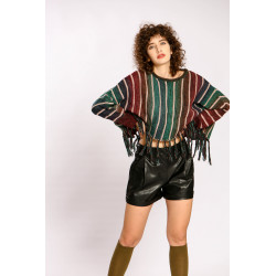 Short effet cuir