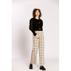 Pantalon à carreaux