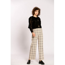 Pantalon à carreaux