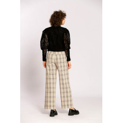 Pantalon à carreaux